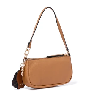Thumbnail 2: Nanette Lepore Frannie Baguette Pebble Grain Handbag with Dog Charm 