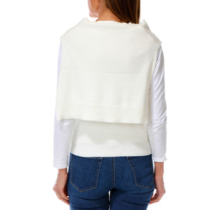 Thumbnail 2: Vigoss Juniors Cable Twofer Sweater 