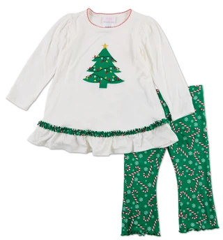 Thumbnail 1: Bonnie Jean Toddler Girls 2 Pc Christmas Pants Set 