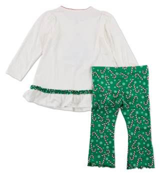 Thumbnail 2: Bonnie Jean Toddler Girls 2 Pc Christmas Pants Set 