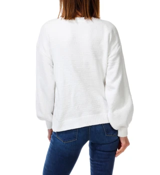Thumbnail 2: RAE DUNN Women's Embroidered Christmas Sweater 