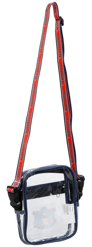 Thumbnail 2: Auburn University FOCO NFL Women's Auburn University Clear Crossbody Messenger Bag  