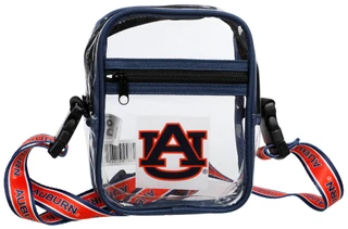 Thumbnail 1: Auburn University FOCO NFL Women's Auburn University Clear Crossbody Messenger Bag  