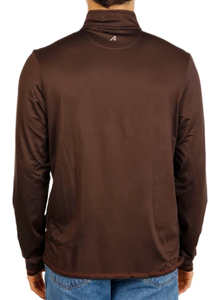 Thumbnail 2: CLEVELAND BROWNS Men's Long Sleeve Quarter Zip Cleveland Browns Shirt 