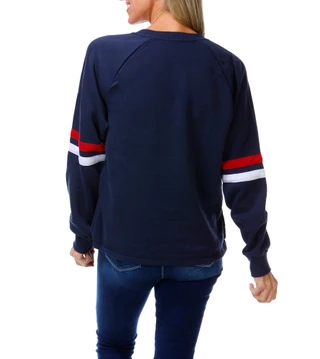 Thumbnail 2: Ole Miss Rebels Women's Long Sleeve Team Crew Pull Over Sweatshirt  