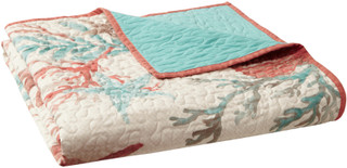 Thumbnail 2: Madison Park Madison Park Pebble Beach Oversized Quilted Throw 