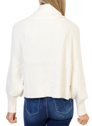 Thumbnail 2: RIO & RIAN Women's Open Front Shawl Collar Ribbed Cardigan 