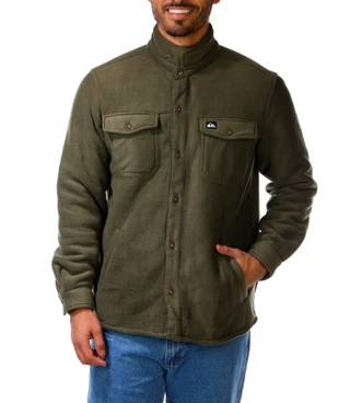 Thumbnail 1: Quiksilver Men's Sherpa Lined Solid Jacket 