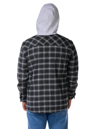 Thumbnail 2: Quiksilver Men's Plaid Fleece Jacket 