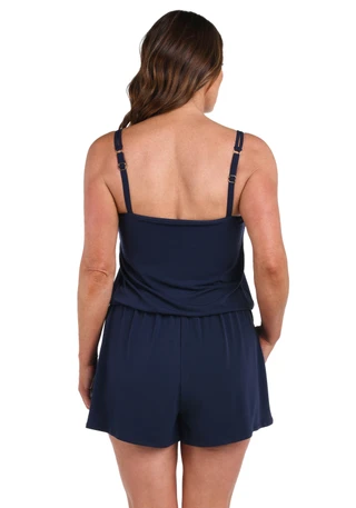 Thumbnail 2: Maxine of Hollywood Women's Swim Romper 
