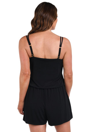 Thumbnail 8: Maxine of Hollywood Women's Swim Romper 