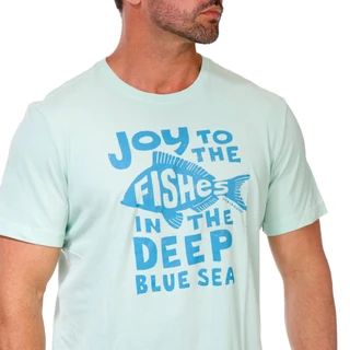 Thumbnail 2: Life is Good Men's Short Sleeve Joy To The Fish Tee  