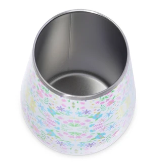 Thumbnail 3: Meteor Wildflower Waltz Pastel Insulated Wine Tumbler 