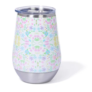 Thumbnail 1: Meteor Wildflower Waltz Pastel Insulated Wine Tumbler 