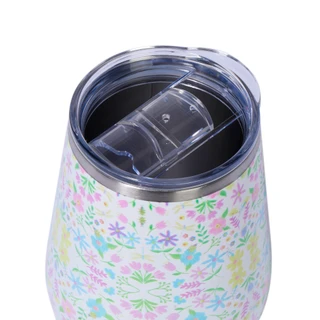 Thumbnail 4: Meteor Wildflower Waltz Pastel Insulated Wine Tumbler 