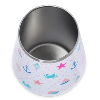 Thumbnail 4: Meteor Coastal Trellis Insulated Wine Tumbler 