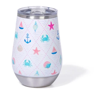 Thumbnail 1: Meteor Coastal Trellis Insulated Wine Tumbler 