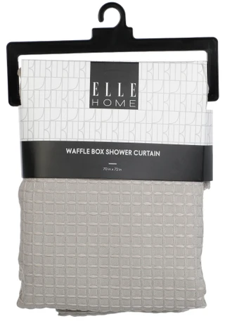 Thumbnail 1: SECONDARY Waffle Box Shower Curtain 