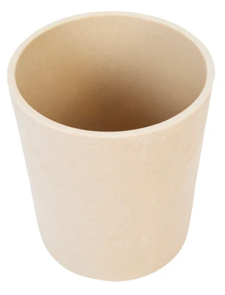Thumbnail 1: SECONDARY Natural Sand Wastebasket 