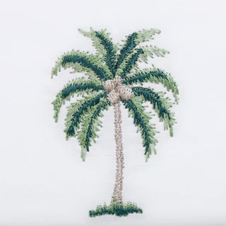 Thumbnail 5: Panama Jack Embroidered Palm Tree Sheet Set 