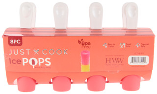 Thumbnail 2: SECONDARY Silicone Popsicle Mold Set - 8 Piece 