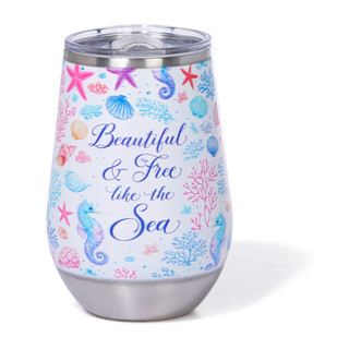 Thumbnail 1: Meteor Seahorse Fantasea Insulated Wine Tumbler 