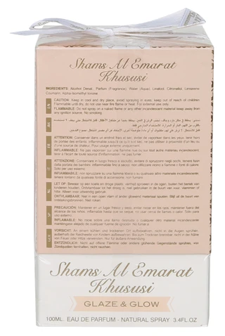 Thumbnail 2: ARD AL ZAAFARAN 3.4 oz Glaze & Glow Shams Al Emarat Khususi Eau de Parfum 