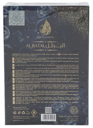 Thumbnail 2: ARD AL ZAAFARAN 3.4 oz Al Batal Eau de Parfum Spray For Him 