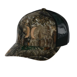 Thumbnail 1: Hurley Men's Adjustable Logo Mesh Trucker Cap 