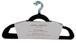 Thumbnail 1: Laura Ashley 25 Pk Deluxe Velvet Hangers  