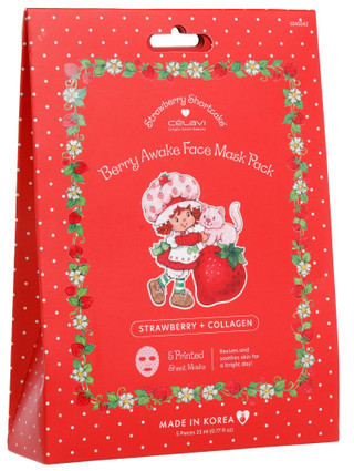 Thumbnail 1: Strawberry Shortcake 5 pk Berry Awake Face Masks 