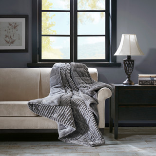 Thumbnail 4: Premier Comfort Premier Comfort Parker Oversize Plush Down Alternative Throw 