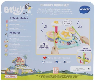 Thumbnail 2: BLUEY Kid's Bluey Hooray Drum Set 