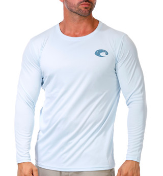 Thumbnail 1: COSTA Men's Long Sleeve Tech Finder Graphic Shirt  