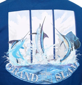 Thumbnail 3: Guy Harvey Men's Short Sleeve Grand Slam Graphic Tee 