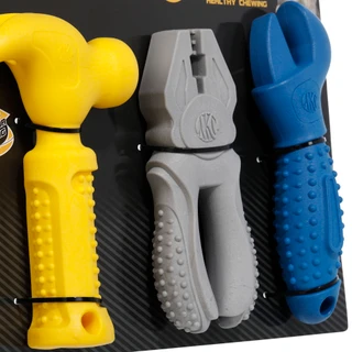 Thumbnail 2: American Kennel Club 3 Pk Fetch & Chew Tool Dog Toy Set 