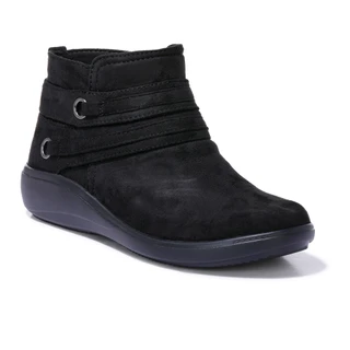 Thumbnail 1: Bzees by Lifestride Women's Black Brave Air Step Zippered Ankle Boots (Med/Wide) 