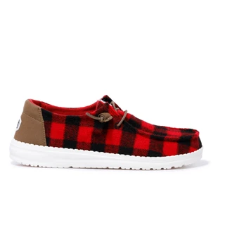 Thumbnail 3: Hey Dude Women's Wendy Buffalo Plaid Shoes 