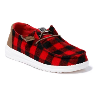 Thumbnail 1: Hey Dude Women's Wendy Buffalo Plaid Shoes 