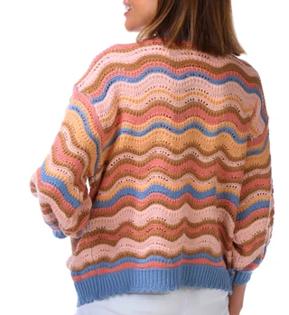 Thumbnail 3: Democracy Women's 3/4 Sleeve Open Front Knit Cardigan 