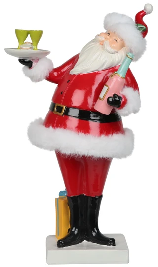 Thumbnail 1: Magical Season 15 In Santa With Christmas Treats Figurine 