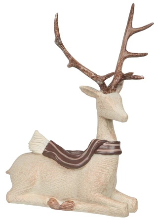 Thumbnail 1: Magical Season 10 In Sitting Woodgrain Christmas Deer 