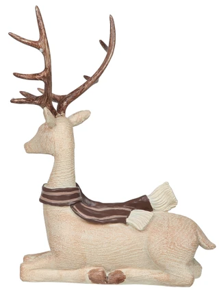 Thumbnail 2: Magical Season 10 In Sitting Woodgrain Christmas Deer 
