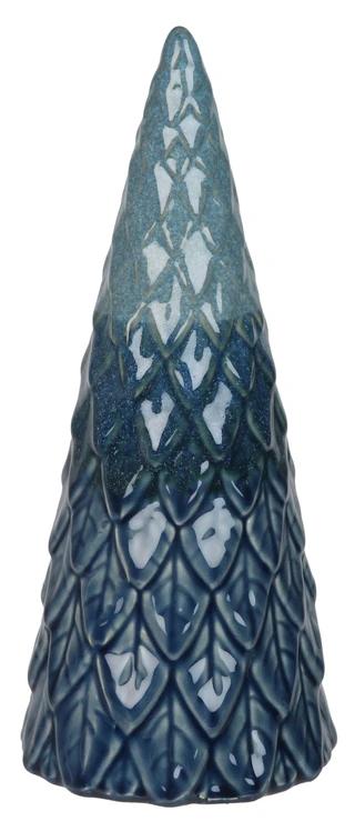 Thumbnail 1: Magical Season 12 In Blue Ceramic Christmas Tree Accent 
