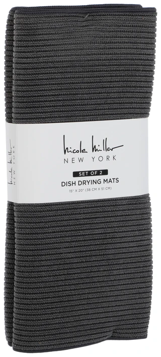 Thumbnail 1: Nicole Miller 2 Pk 15x20 Dish Drying Mats  