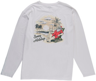 Thumbnail 2: REEL LEGENDS Men's Long Sleeve Santa Christmas Performance Shirt  