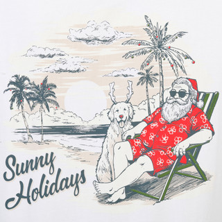 Thumbnail 2: REEL LEGENDS Men's Long Sleeve Santa Christmas Performance Shirt  