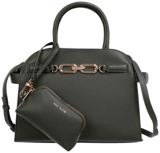 Thumbnail 1: ANNE KLEIN Curved Strap Satchel Bag 
