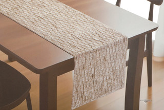 Thumbnail 2: Nicole Miller 16x80 Textured Woven Decorative Table Runner 