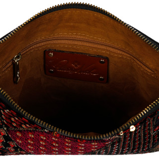 Thumbnail 3: PATRICIA NASH DESIGNS Embroidered Patchwork Wristlet with Sequin Accent 
